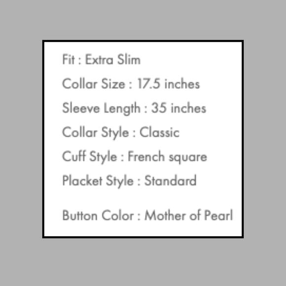 Charles Tyrwhitt Lot 3 Extra Slim French Cuff Non-Iron Dress Shirts Pink 17.5 35 - Picture 7 of 10